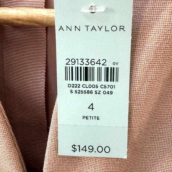 NWT Ann Taylor Pink Sleeveless Dress! Size 4P! NEW! - Picture 6 of 6